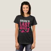 Bride’s Last Rodeo Western Bachelorette Party Pink Tシャツ (正面フル)