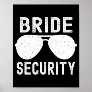 Bride Securityおもしろいの結婚バチェロレッテ ポスター