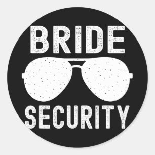 Bride Securityおもしろいの結婚バチェロレッテ ラウンドシール