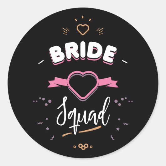 Bride squad ラウンドシール (正面)