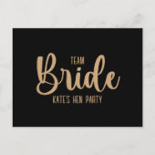 Bride Squad Bright Pink シーズンポストカード (正面)