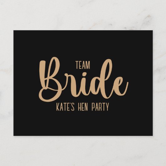 Bride Squad Bright Pink シーズンポストカード (正面)