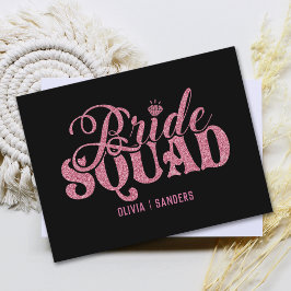 Bride Squad Bright Pink シーズンポストカード