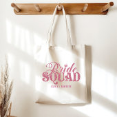 Bride Squad Cute Bright Pink  トートバッグ