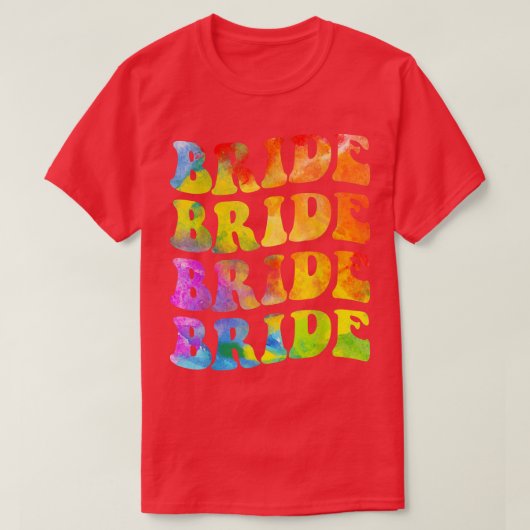 Bride Squad Leopard Bachelorette Party Bride Bride Tシャツ (デザイン正面)