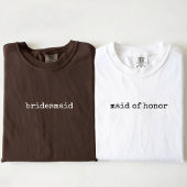 Bride Squad | Modern Minimalist Script Bridesmaid Tシャツ