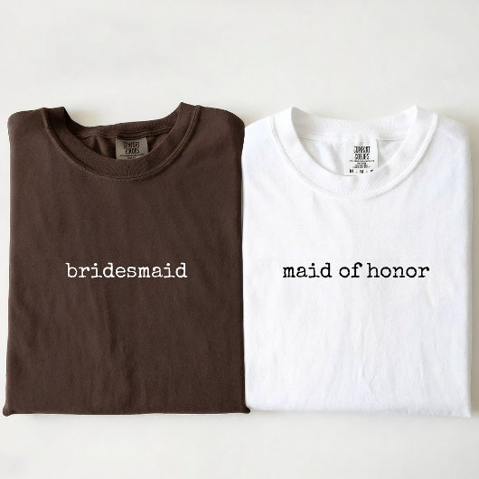 Bride Squad | Modern Minimalist Script Bridesmaid Tシャツ