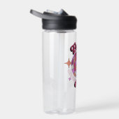 bride squad pink disco bachelorette party ウォーターボトル (右面)