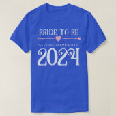 Bride to Be 2024 Engagement Ring Future Bride  Tシャツ (デザイン正面)