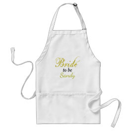 Bride to be Bridal Shower Gift Idea  スタンダードエプロン