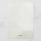 Bride-to-Be Bridal Shower  - Two Cups of Tea Theme 招待状 (裏面)