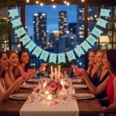 Bride to Be Raspberry Cocktail Bunting Banner バンティングフラッグ