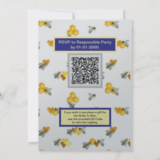 Bride to Bee (裏面)