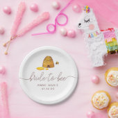 Bride to Bee ペーパープレート (パーティー)