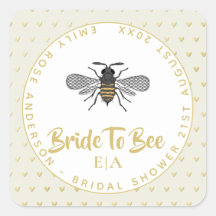 Bride To BEE - 結婚式の感謝を込めたモノグラム装飾
