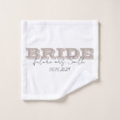 Bride Towel, Personalized Gift バスタオルセット (ウォッシュタオル)