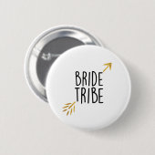 {Bride Tribe}ブラック&金ゴールド 缶バッジ (正面&裏面)