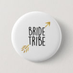 {Bride Tribe}ブラック&金ゴールド 缶バッジ<br><div class="desc">祝バチェロレッテスタイル</div>