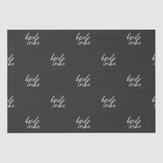 Bride Tribe | 現代のブライズシャワー 薄葉紙 (正面)