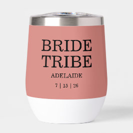 Bride Tribe Bridal Party Desert Rose
