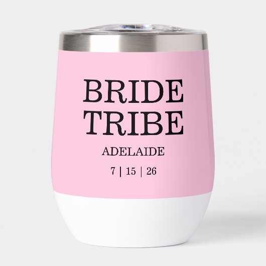 Bride Tribe Bridal Party Pink (正面)