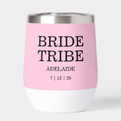 Bride Tribe Bridal Party Pink (背面)
