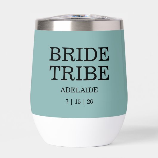 Bride Tribe Bridal Party Sea Glass Green (正面)