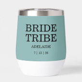Bride Tribe Bridal Party Sea Glass Green (背面)
