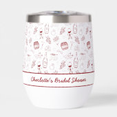 Bride Tribe Burgundy Bridal Shower (正面)