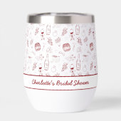 Bride Tribe Burgundy Bridal Shower (背面)