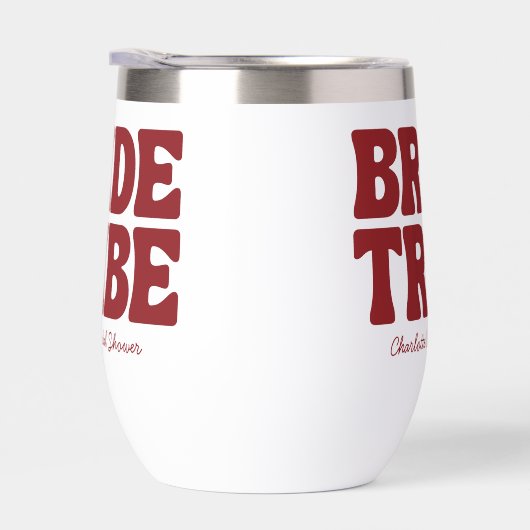 Bride Tribe Burgundy Bridal Shower (右面)