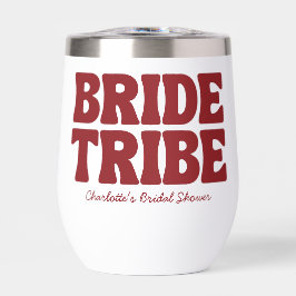Bride Tribe Burgundy Bridal Shower