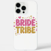 Bride Tribe Glitter iPhone Case Case-Mate iPhoneケース (裏面)