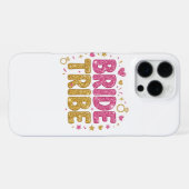 Bride Tribe Glitter iPhone Case iPhoneケース (裏面横)