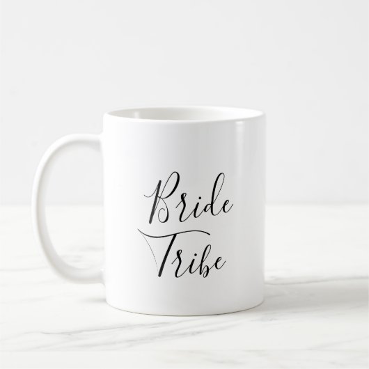 Bride Tribe Mug | Bridal Party Ceramic Mug | Bride コーヒーマグカップ (左)