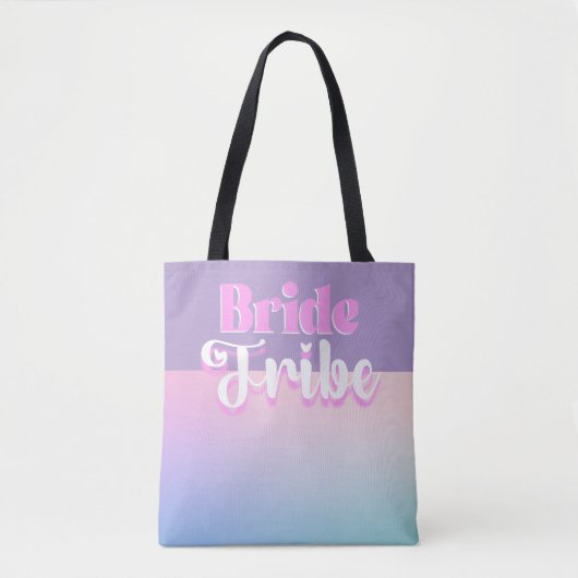 Bride Tribe Purple Tote トートバッグ (正面)