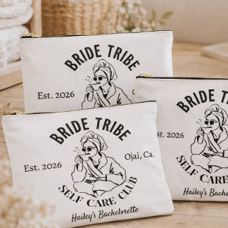 Bride Tribe Self Care Club Makeup Bags | Spa Bache アクセサリーポーチ