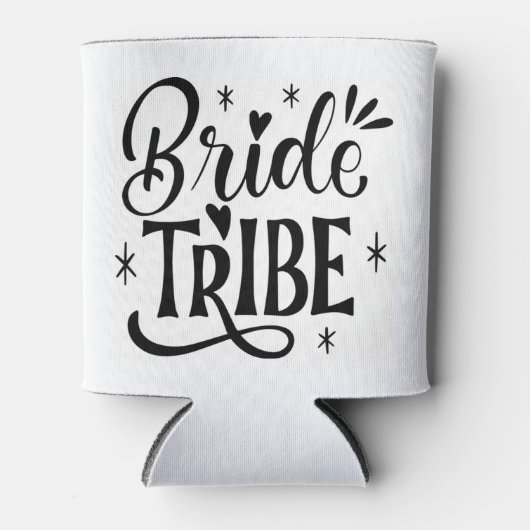 Bride Tribe Sparkle Script 缶クーラー (正面)