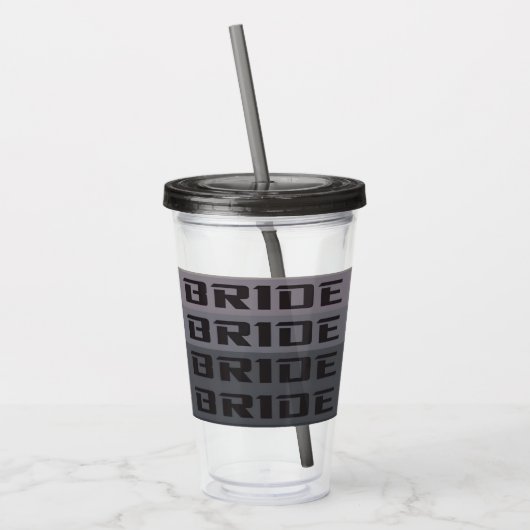 BRIDE TUMBLER アクリルタンブラー (左)