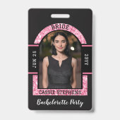 Bride VIP QR Code Badge Buy Bride a Drink バッジ (正面)