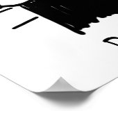 Bride Wants to Check Small Print Cartoon ポスター (角)