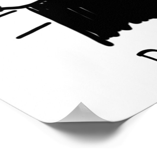 Bride Wants to Check Small Print Cartoon ポスター (角)