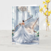 Bride Wedding Card カード (黄色い花)