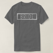 Bride Wedding Gift Bride Bridal Party Bride  Tシャツ (デザイン正面)