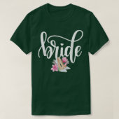 Bride Wedding Party Rehearsal Dinner Bride Squad Tシャツ (デザイン正面)