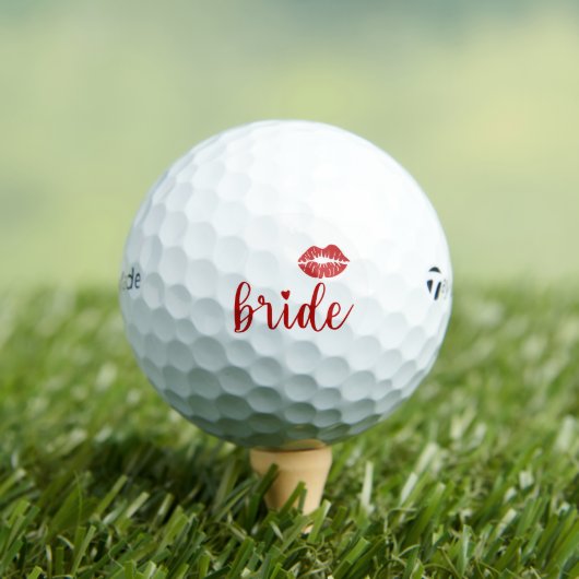 Bride with red lips golf ゴルフボール (インサイチュ 木)