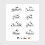 Bridemaids Gift-box Custom-Cut Vinyl Sticker シール (シート)