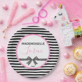 BRIDEParisianテーマオートクチュールシャワーパーティー    ペーパープレート (パーティー)