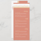 Brides情報の2つの発表 招待状 (正面/裏面)