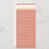 Brides情報の2つの発表 招待状 (正面)